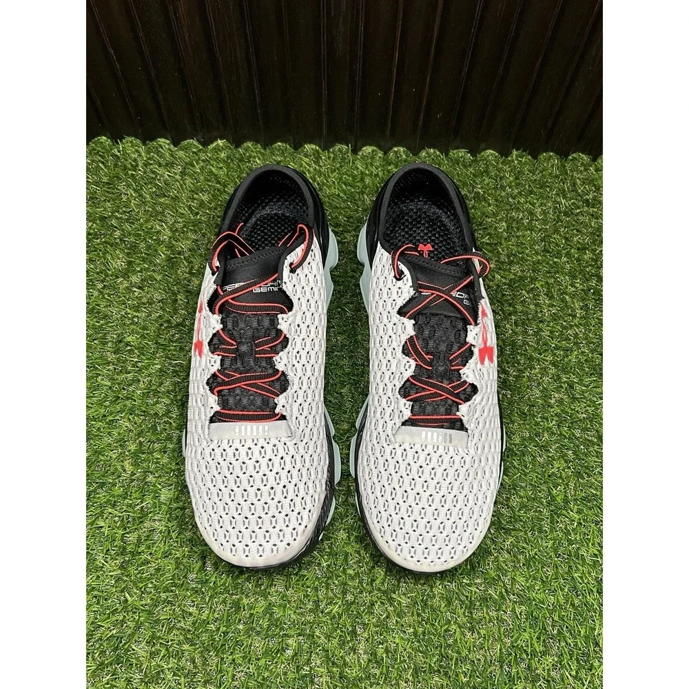 Size 9 - Under Armour UA Speedform Gemini Mens Shoes Sneakers White Black NEW
